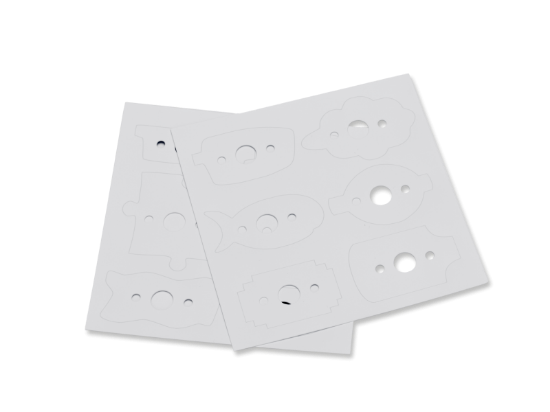 Lot de 12 formes créatives