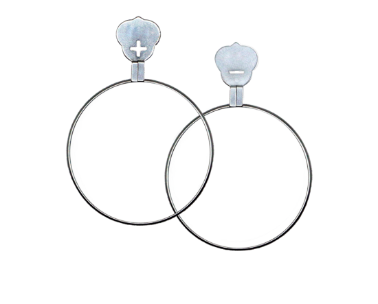 Verre d'essai sphérique bague métallique (x1)